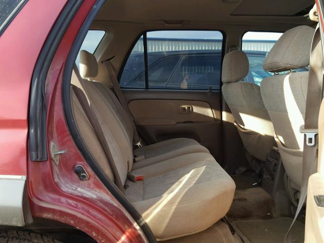 JT3HN86R4Y0323427 - 2000 TOYOTA 4RUNNER SR RED photo 6