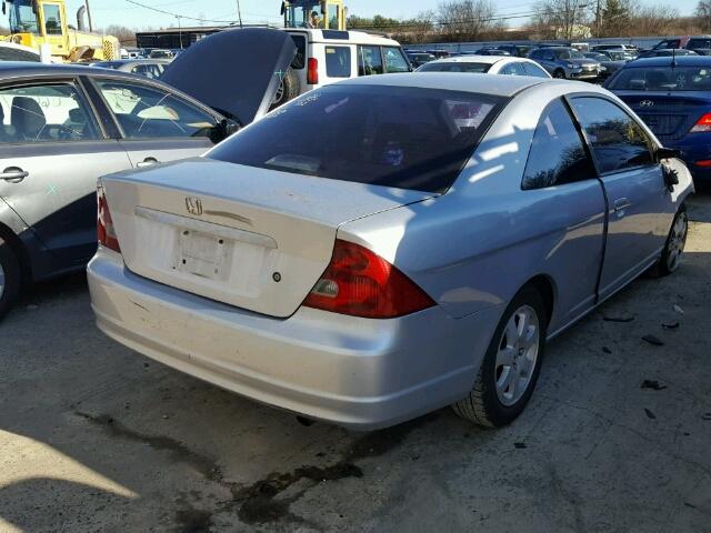 1HGEM22983L047833 - 2003 HONDA CIVIC EX SILVER photo 4