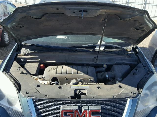 1GKLRMED6AJ158428 - 2010 GMC ACADIA SLT Yaşıl foto 7
