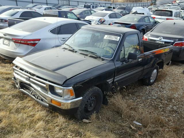 4TARN81P2RZ207478 - 1994 TOYOTA PICKUP 1/2 BLACK photo 2