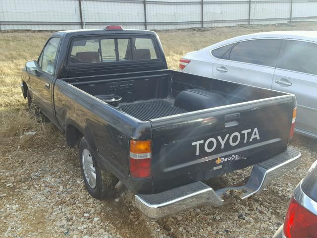 4TARN81P2RZ207478 - 1994 TOYOTA PICKUP 1/2 BLACK photo 3