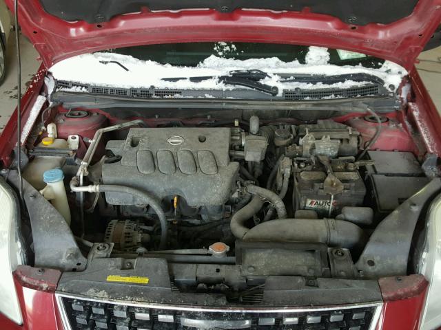 3N1AB61E18L743943 - 2008 NISSAN SENTRA 2.0 BURGUNDY photo 7