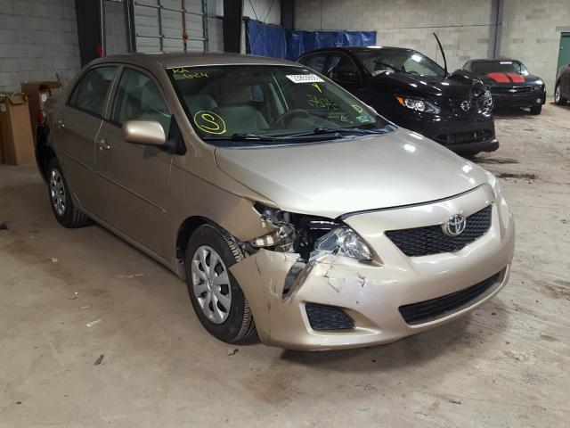 1NXBU4EE8AZ174395 - 2010 TOYOTA COROLLA BA BEIGE photo 1