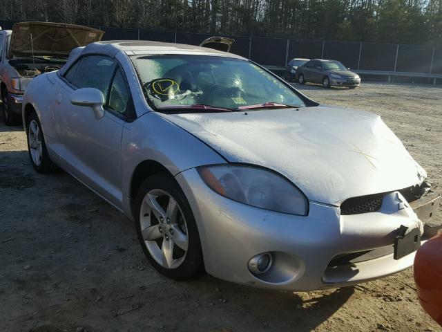 4A3AL25F27E026050 - 2007 MITSUBISHI ECLIPSE SP SILVER photo 1