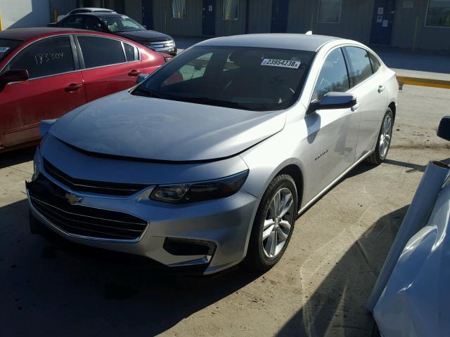 1G1ZE5ST3HF124830 - 2017 CHEVROLET MALIBU LT SILVER photo 2