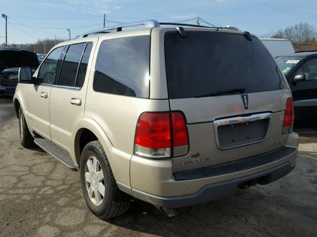 5LMEU88H44ZJ47483 - 2004 LINCOLN AVIATOR BEIGE photo 3