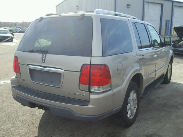 5LMEU88H44ZJ47483 - 2004 LINCOLN AVIATOR BEIGE photo 4