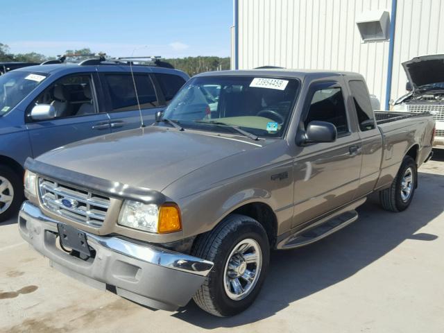 1FTYR44E93PB60217 - 2003 FORD RANGER SUP BEIGE photo 2