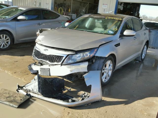 5XXGN4A74CG086984 - 2012 KIA OPTIMA EX SILVER photo 2