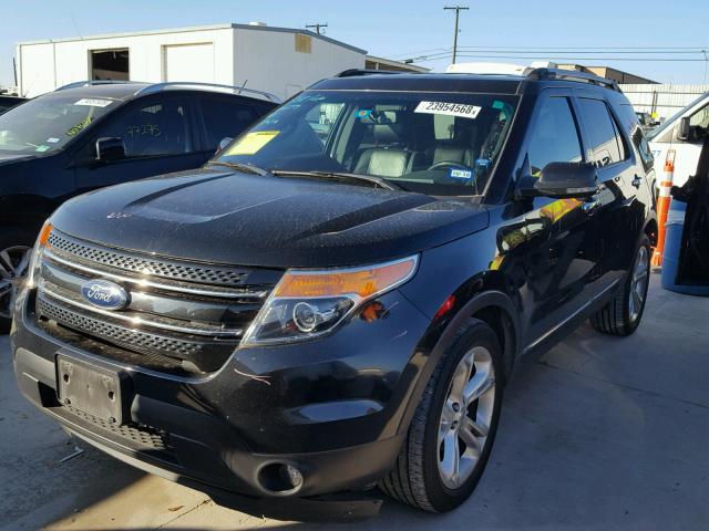 1FMHK7F87BGA19105 - 2011 FORD EXPLORER L BLACK photo 2