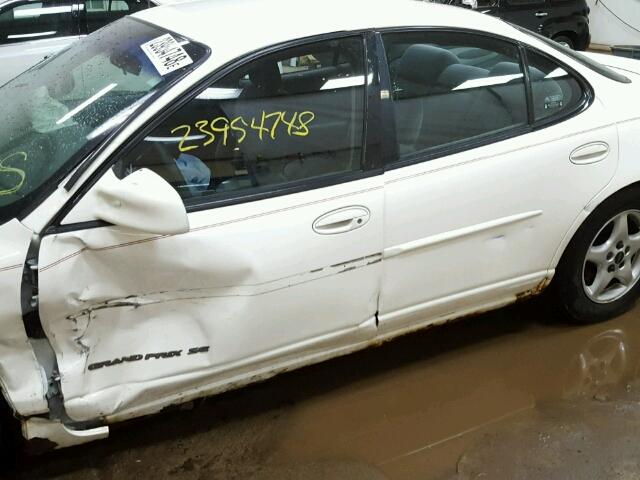 1G2WK52J52F275505 - 2002 PONTIAC GRAND PRIX WHITE photo 9