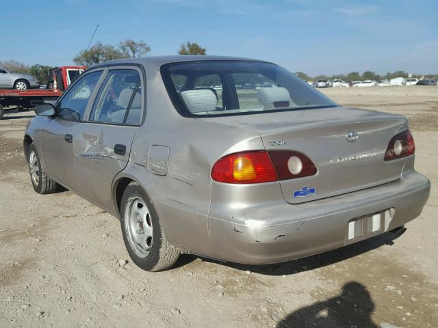 1NXBR12EX2Z608158 - 2002 TOYOTA COROLLA CE SILVER photo 3