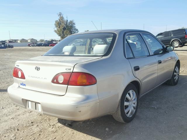 1NXBR12EX2Z608158 - 2002 TOYOTA COROLLA CE SILVER photo 4