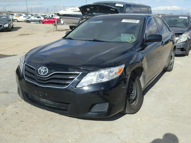 4T1BF3EKXAU553778 - 2010 TOYOTA CAMRY BASE BLACK photo 2