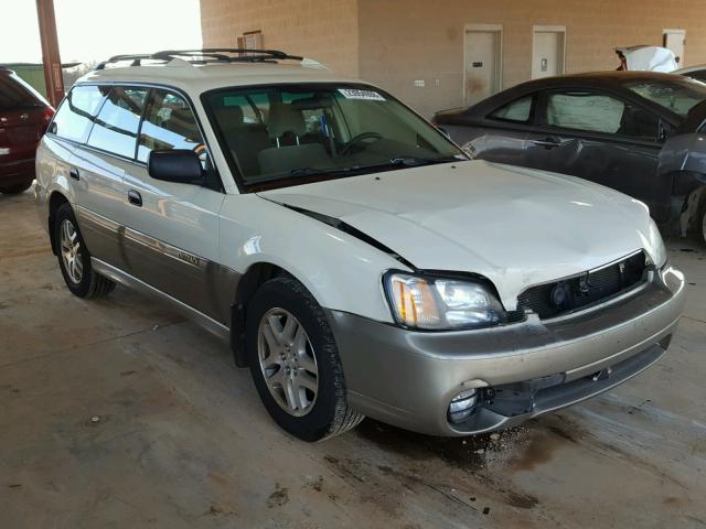 4S3BH675X37629234 - 2003 SUBARU LEGACY OUT WHITE photo 1