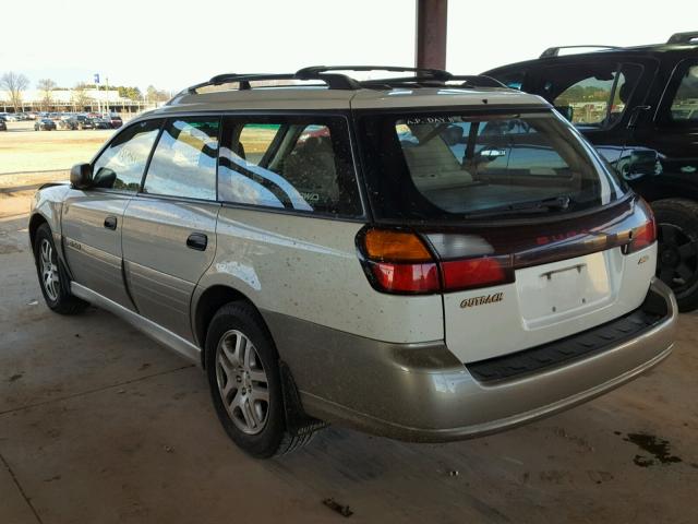 4S3BH675X37629234 - 2003 SUBARU LEGACY OUT WHITE photo 3