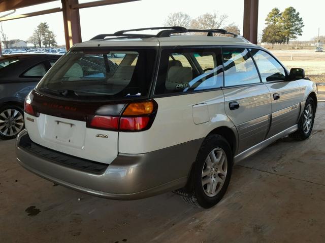 4S3BH675X37629234 - 2003 SUBARU LEGACY OUT WHITE photo 4