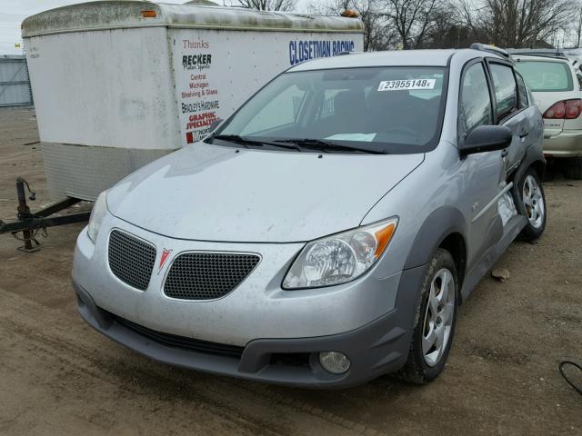 5Y2SL65818Z407897 - 2008 PONTIAC VIBE SILVER photo 2