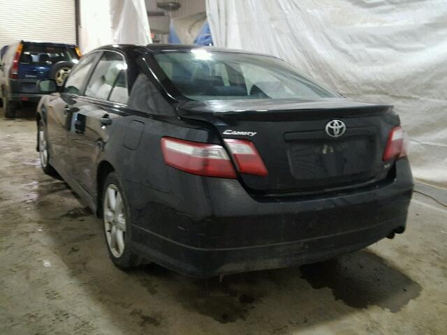 4T1BE46K19U873669 - 2009 TOYOTA CAMRY BASE BLACK photo 3