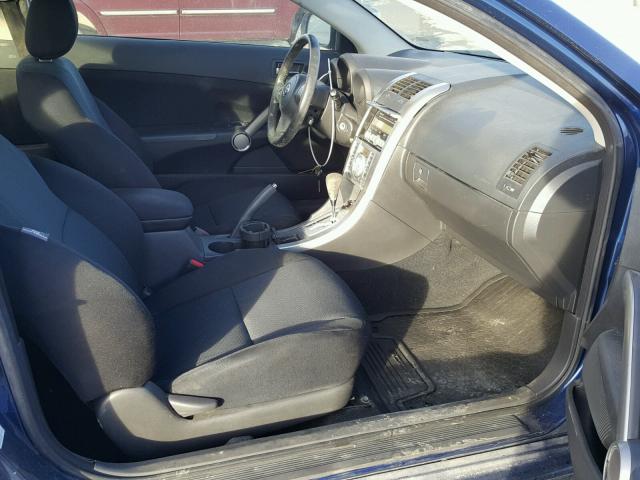 JTKDE167990281332 - 2009 TOYOTA SCION TC 蓝色 照片 5