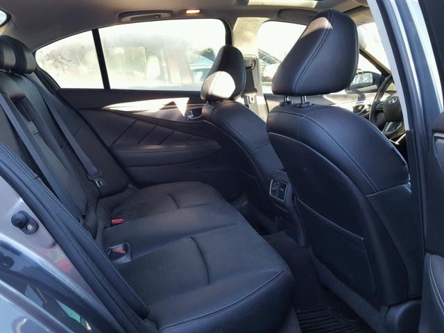 JN1BV7AR1EM687007 - 2014 INFINITI Q50 BASE Gris foto 6