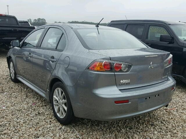 JA32U2FU6FU026038 - 2015 MITSUBISHI LANCER ES GRAY photo 3