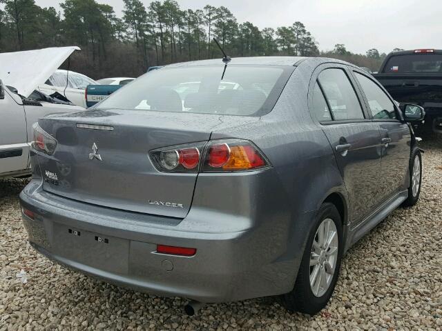 JA32U2FU6FU026038 - 2015 MITSUBISHI LANCER ES GRAY photo 4