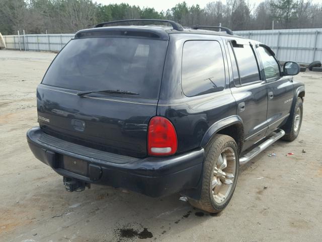 1B4HR28Z1YF245337 - 2000 DODGE DURANGO BLACK photo 4