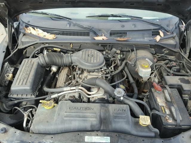 1B4HR28Z1YF245337 - 2000 DODGE DURANGO BLACK photo 7