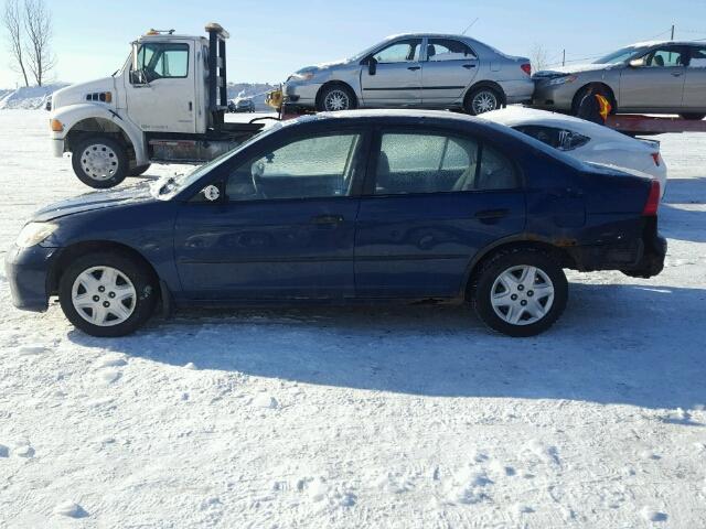 2HGES15355H005515 - 2005 HONDA CIVIC DX V BLUE photo 9