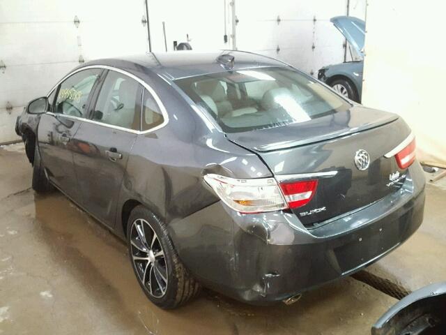 1G4PW5SK2G4141854 - 2016 BUICK VERANO SPO GRAY photo 3