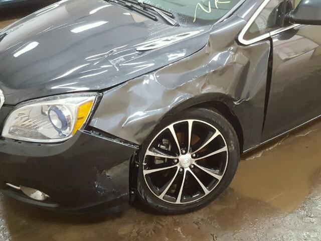 1G4PW5SK2G4141854 - 2016 BUICK VERANO SPO GRAY photo 9