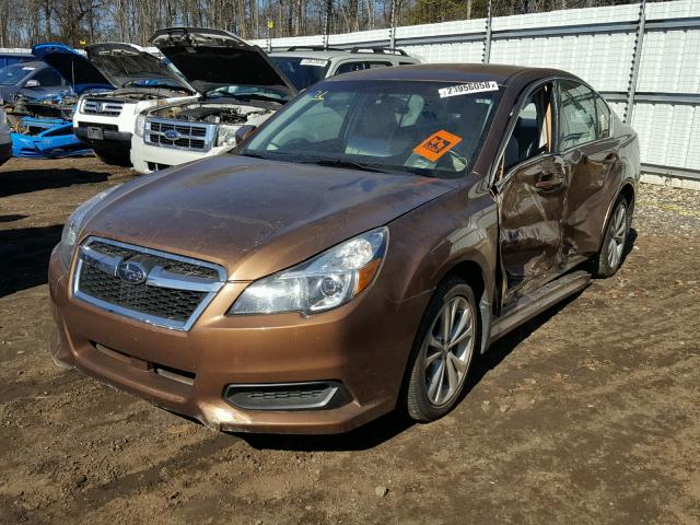 4S3BMBC64D3028719 - 2013 SUBARU LEGACY 2.5 BROWN photo 2