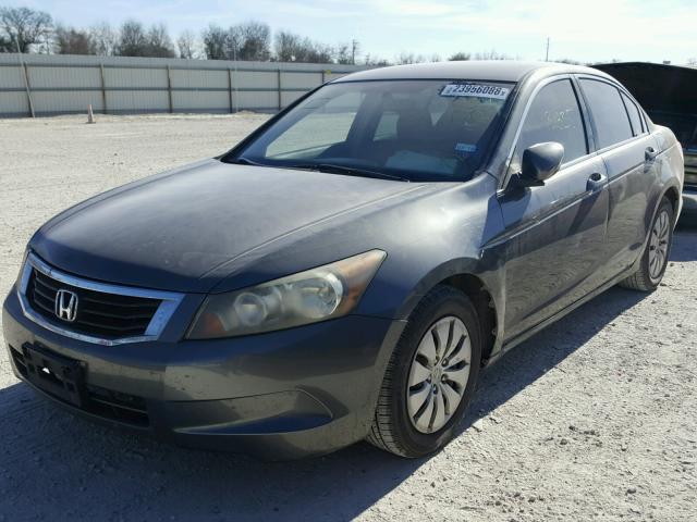 1HGCP26389A034170 - 2009 HONDA ACCORD LX GRAY photo 2