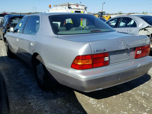 JT8BH28F4W0133289 - 1998 LEXUS LS 400 SILVER photo 3