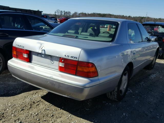 JT8BH28F4W0133289 - 1998 LEXUS LS 400 SILVER photo 4