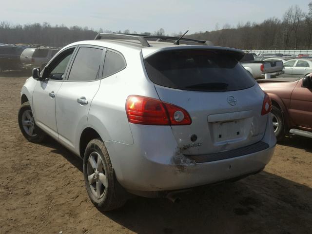 JN8AS5MVXAW125544 - 2010 NISSAN ROGUE S SILVER photo 3