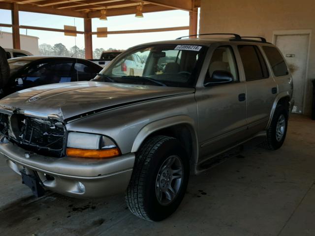 1D4HR48N03F533518 - 2003 DODGE DURANGO SL TAN photo 2