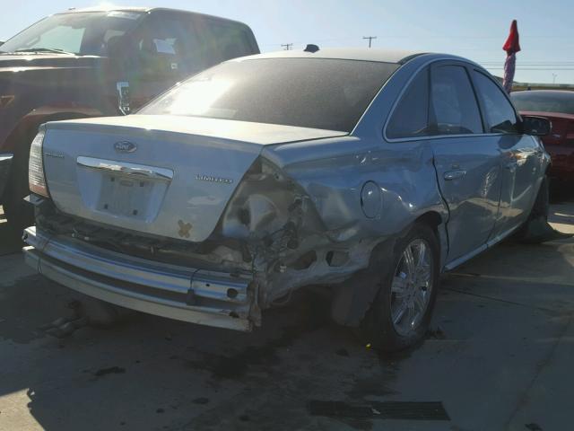 1FAHP25W78G134228 - 2008 FORD TAURUS LIM BLUE photo 4