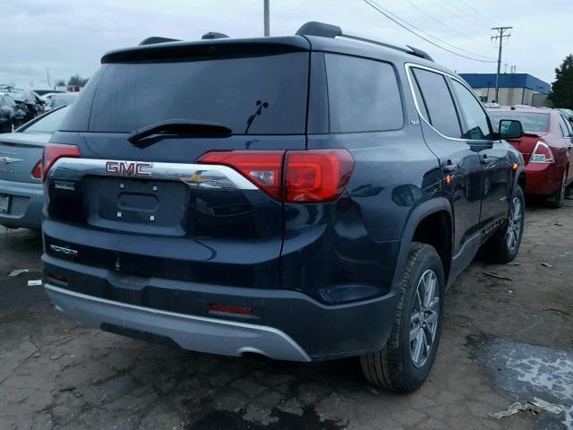 1GKKNLLS3HZ169353 - 2017 GMC ACADIA SLE BLUE photo 4