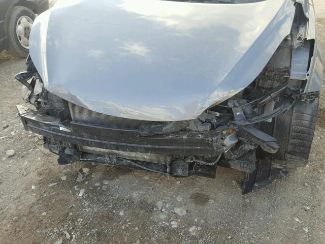 5NPDH4AEXEH473202 - 2014 HYUNDAI ELANTRA SE GRAY photo 9