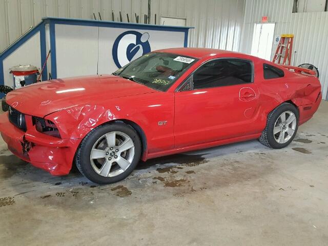 1ZVFT82HX75283052 - 2007 FORD MUSTANG GT RED photo 9