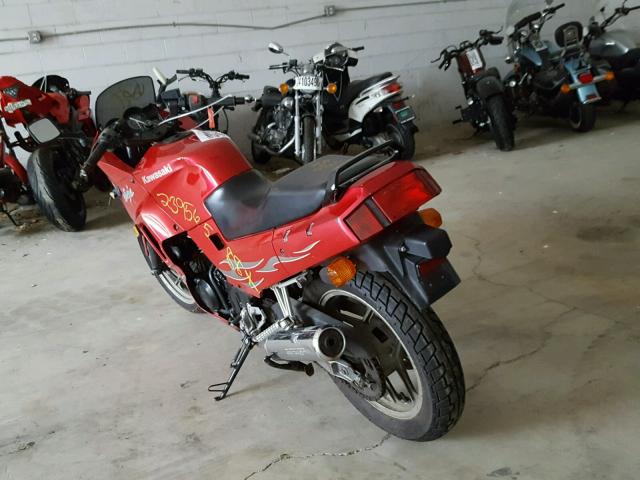 JKAEXMF1X7DA33452 - 2007 KAWASAKI EX250 F RED photo 3