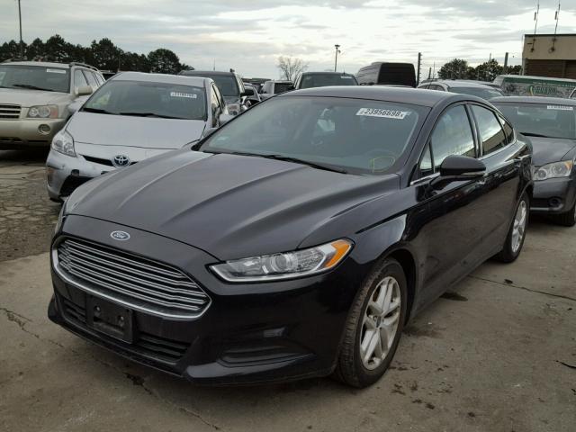 1FA6P0H78F5129340 - 2015 FORD FUSION SE BLACK photo 2