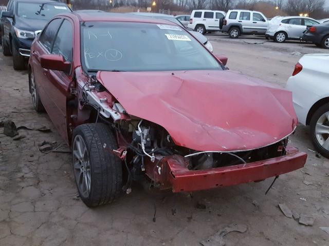 3FAHP07189R194339 - 2009 FORD FUSION SE RED photo 1