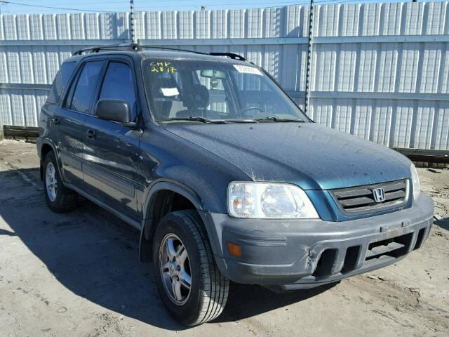 JHLRD1854VC030595 - 1997 HONDA CR-V LX GREEN photo 1