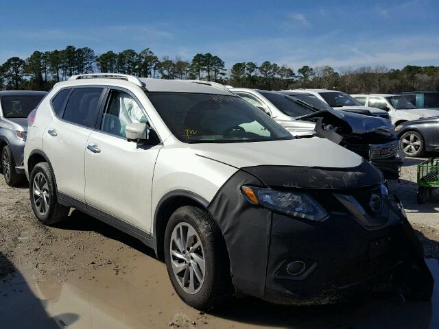 5N1AT2MT8FC829302 - 2015 NISSAN ROGUE S WHITE photo 1