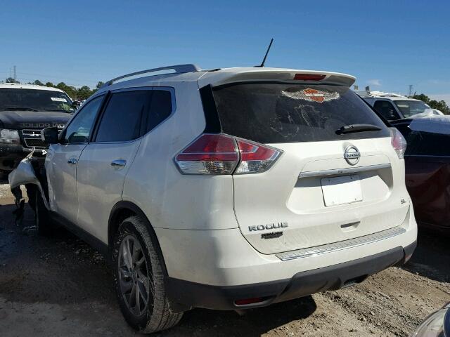 5N1AT2MT8FC829302 - 2015 NISSAN ROGUE S WHITE photo 3