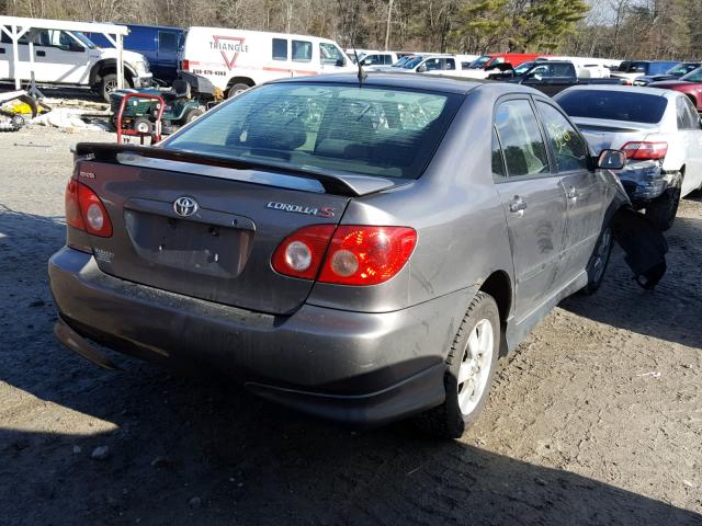 1NXBR32E86Z700273 - 2006 TOYOTA COROLLA CE GRAY photo 4