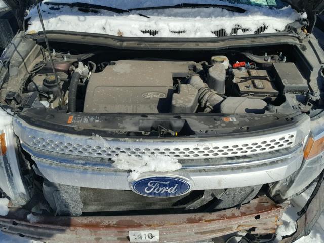 1FM5K8D86FGB70597 - 2015 FORD EXPLORER X BROWN photo 7